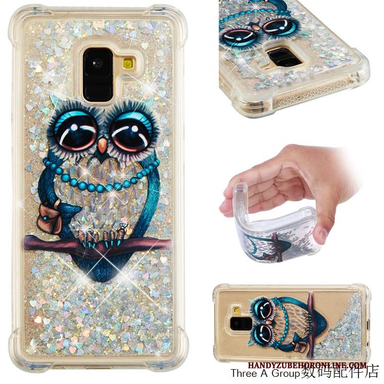 Hulle Samsung Galaxy A6 Weiche Anti Sturz Grun Case Samsung Galaxy A6 Taschen Treibsand Handyhullen Online