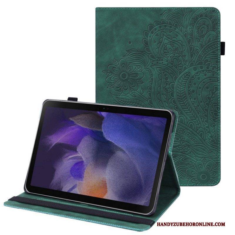 Case Für Samsung Galaxy Tab A8 (2021) Stilisierte Blume