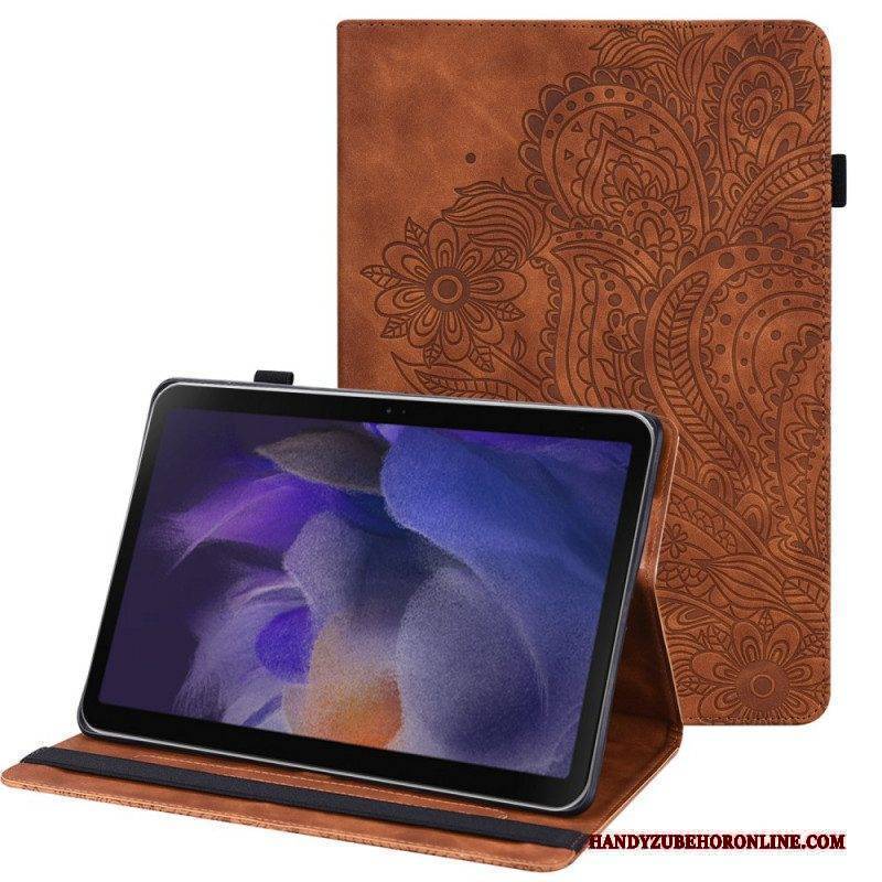 Case Für Samsung Galaxy Tab A8 (2021) Stilisierte Blume