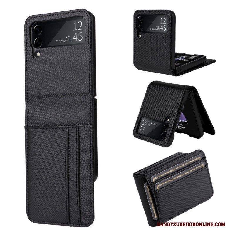 Case Für Samsung Galaxy Z Flip 4 Flip Case Retro-kartenetui In Lederoptik