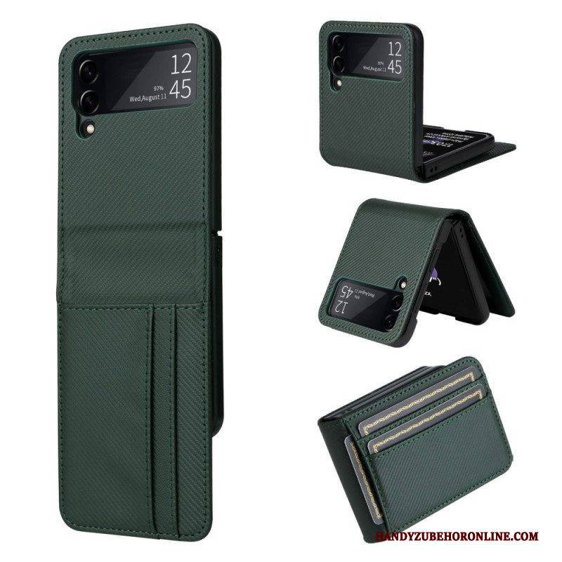 Case Für Samsung Galaxy Z Flip 4 Flip Case Retro-kartenetui In Lederoptik