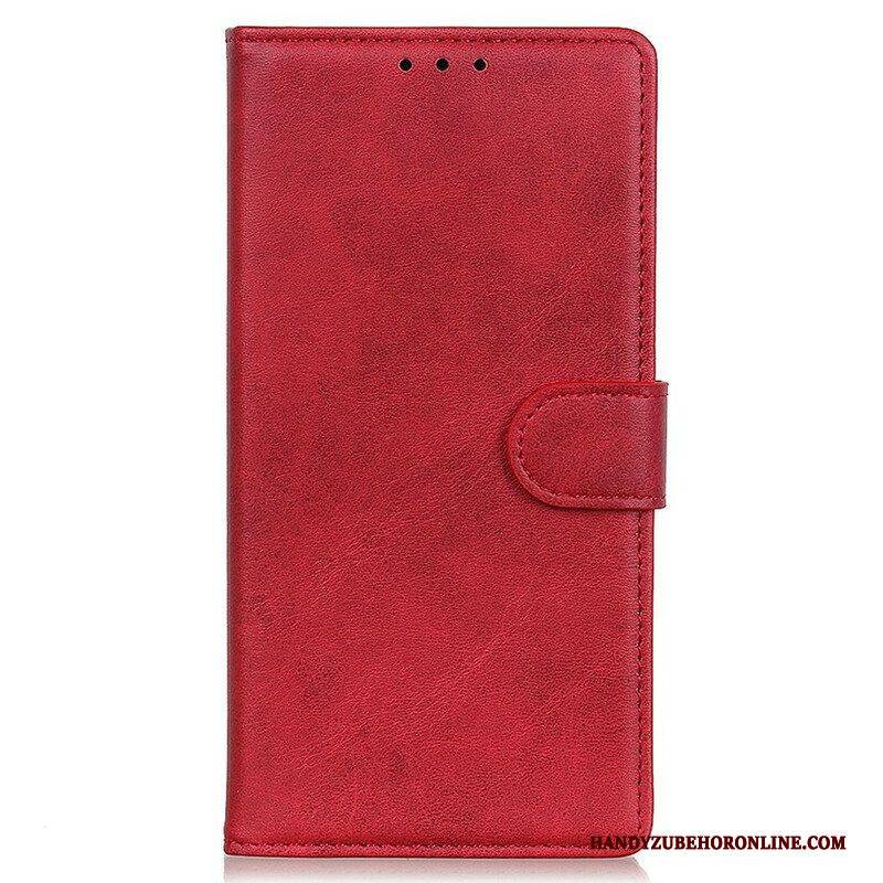 Flip Case Für Honor 50 Kunstleder Mit Mattem Finish