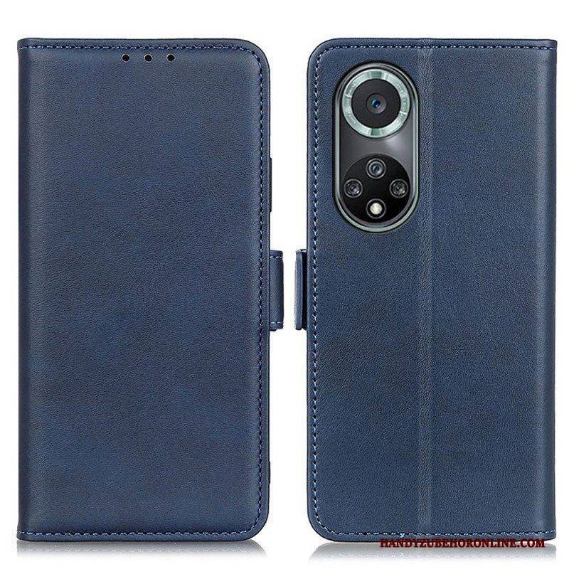 Flip Case Für Honor 50 Pro Flip Case Doppelte Klappe