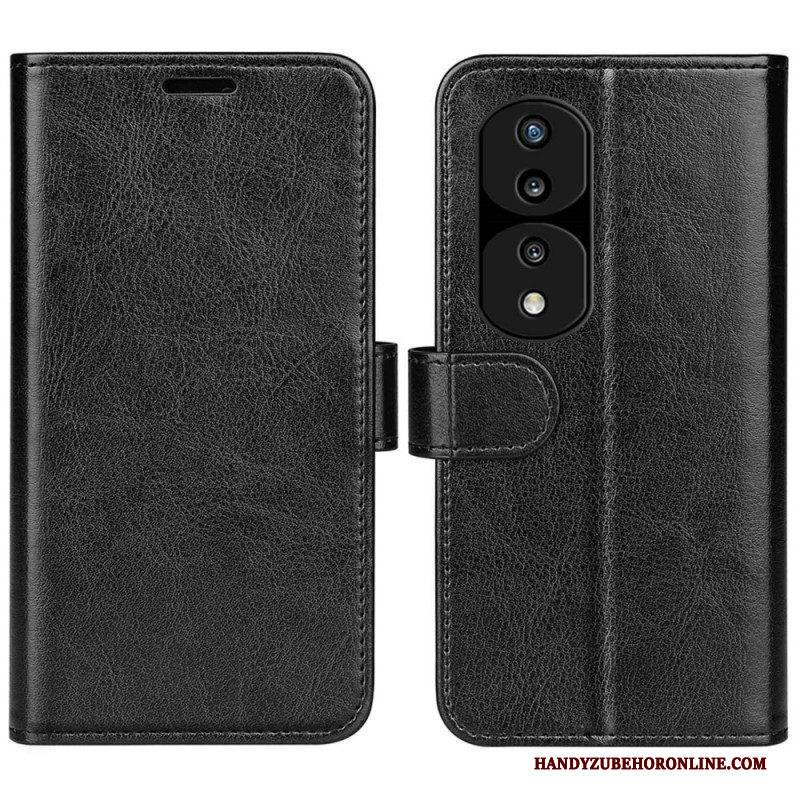 Flip Case Für Honor 70 Designer-ledereffekt