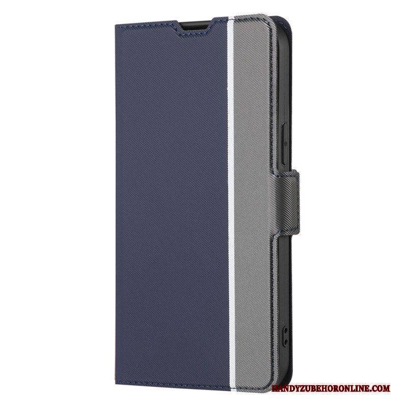 Flip Case Für Huawei P60 Pro Zweifarbig