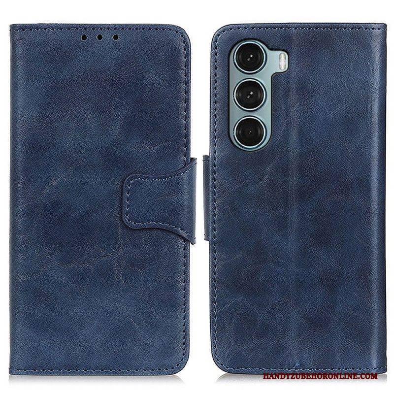 Flip Case Für Moto G200 5G Reversibler Magnetverschluss