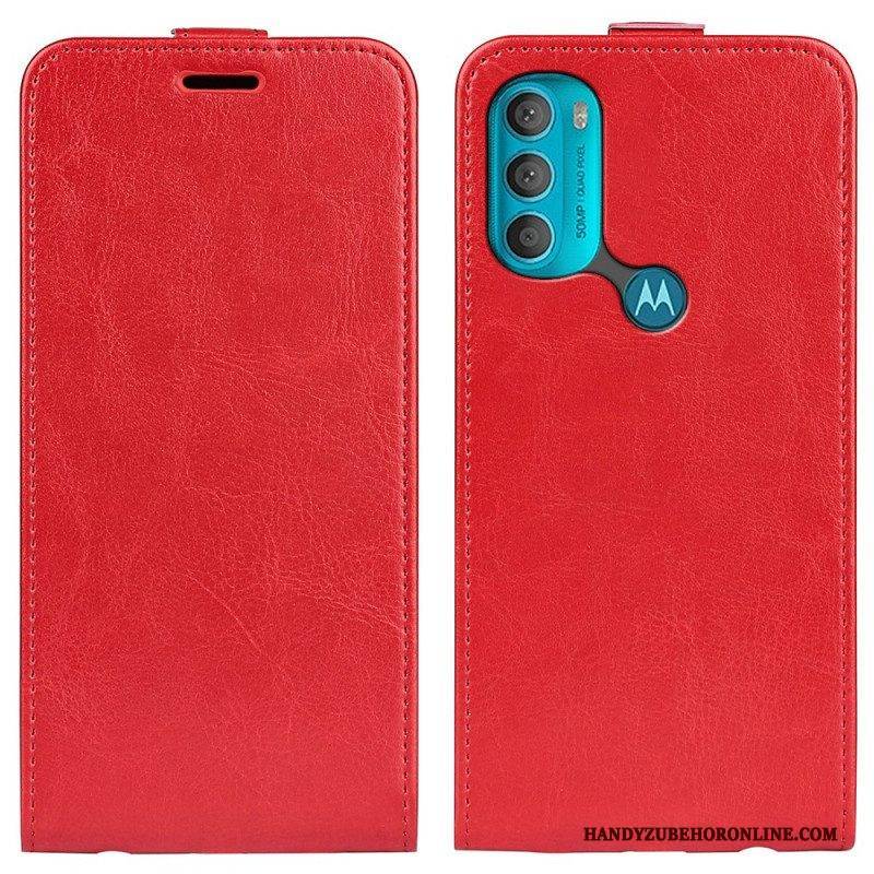 Flip Case Für Moto G71 5G Flip Case Faltendes Retro