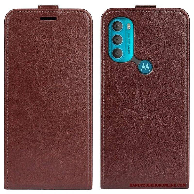 Flip Case Für Moto G71 5G Flip Case Faltendes Retro