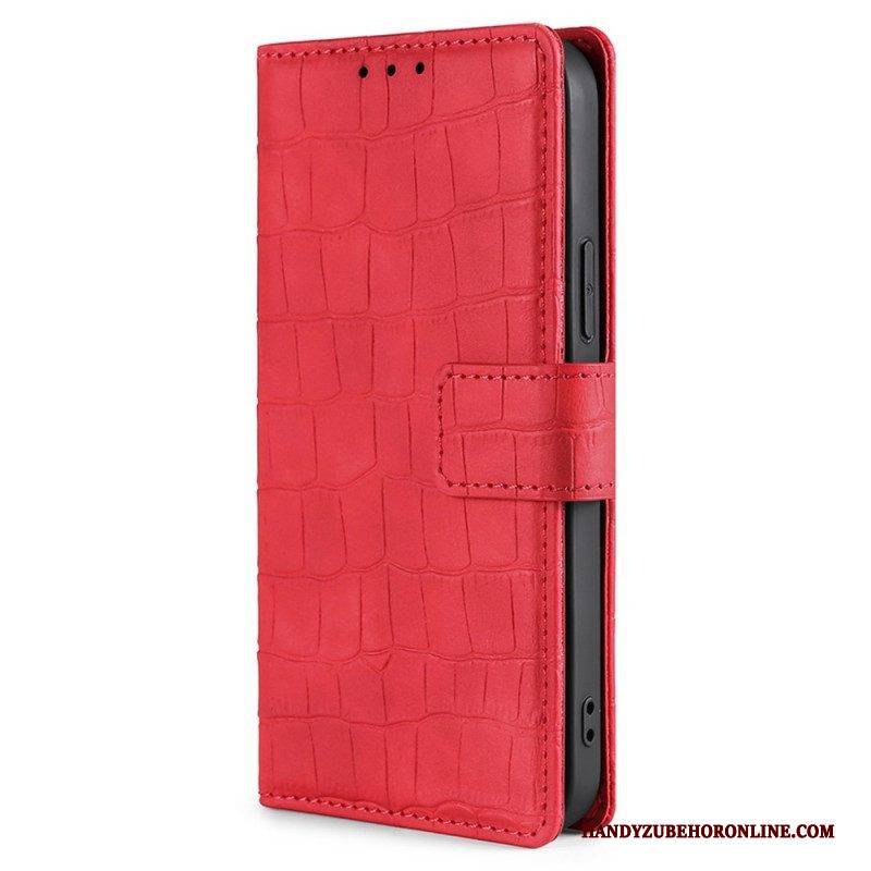 Flip Case Für OnePlus 10T 5G Krokodil