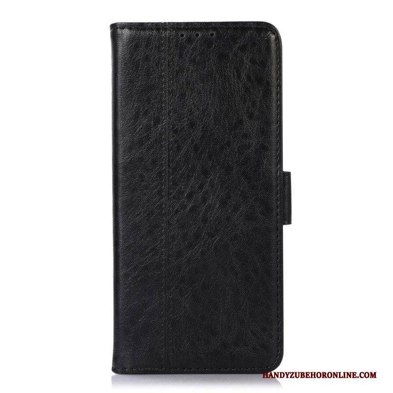 Flip Case Für OnePlus Nord 2 5G Dezente Nähte