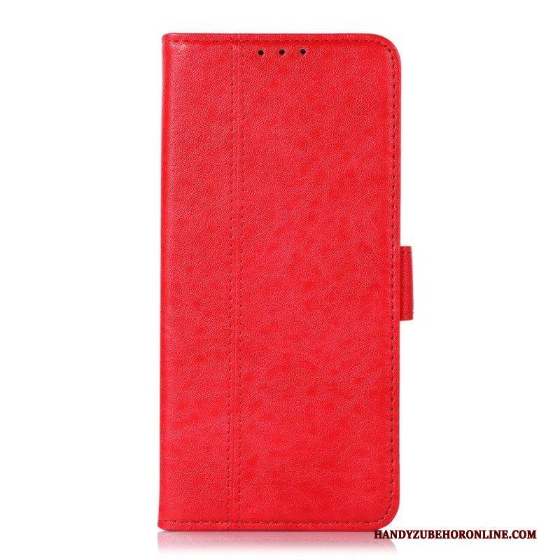 Flip Case Für OnePlus Nord 2 5G Dezente Nähte