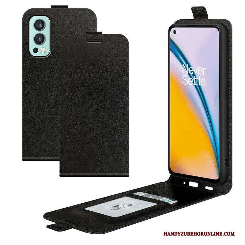 Flip Case Für OnePlus Nord 2 5G Flip Case Faltendes Retro