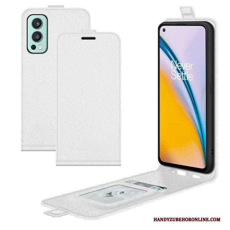 Flip Case Für OnePlus Nord 2 5G Flip Case Faltendes Retro