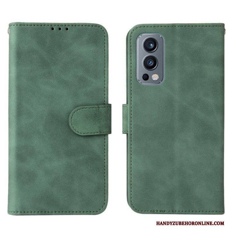 Flip Case Für OnePlus Nord 2 5G Hautberührung