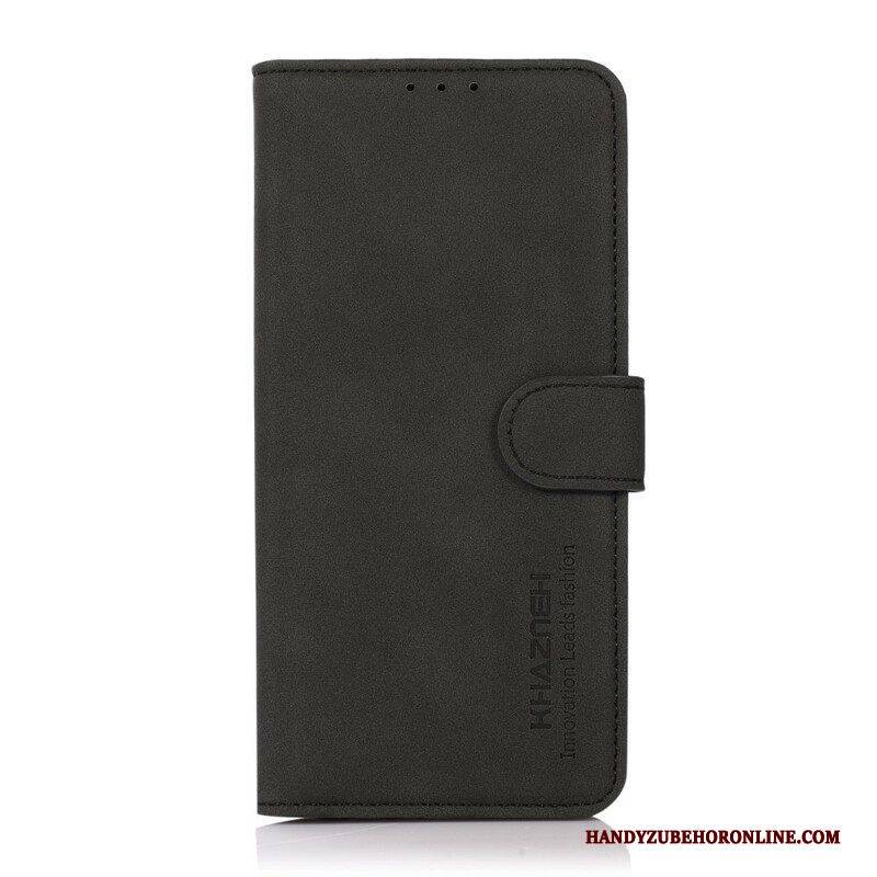 Flip Case Für OnePlus Nord 2 5G Khazneh Modischer Ledereffekt