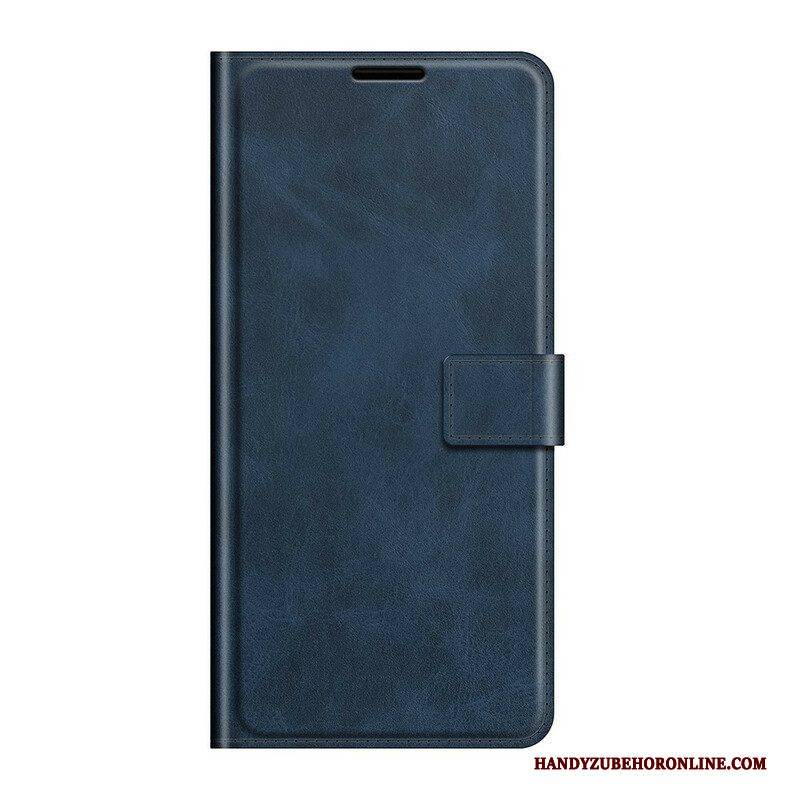 Flip Case Für OnePlus Nord 2 5G Schlanker. Extremer Ledereffekt