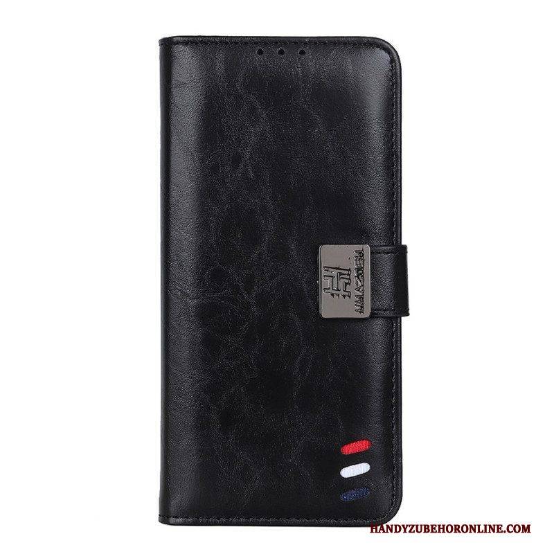 Flip Case Für OnePlus Nord CE 2 5G Dreifarbiges Kazneh