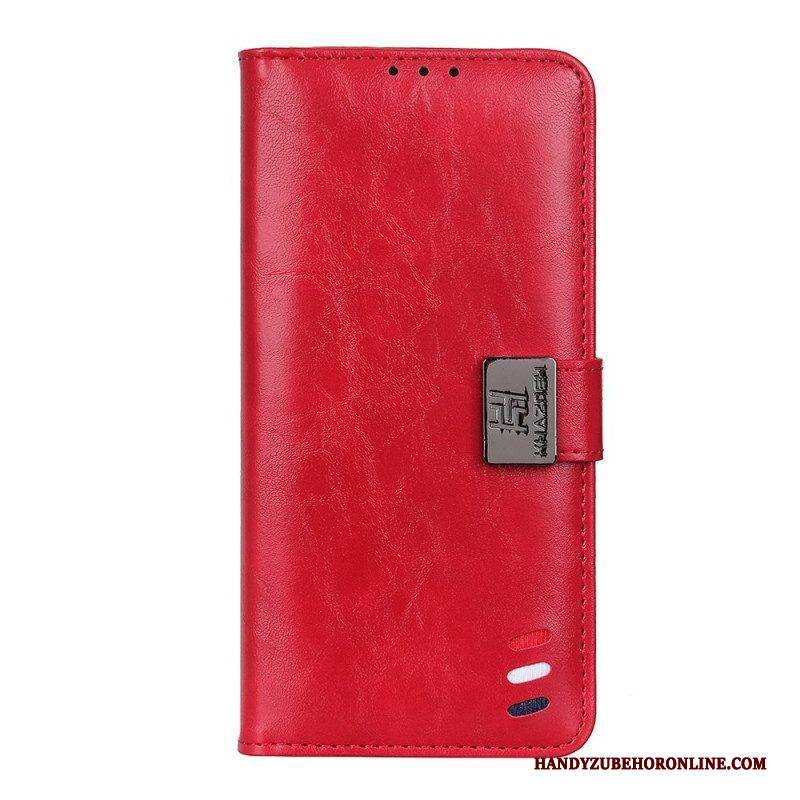 Flip Case Für OnePlus Nord CE 2 5G Dreifarbiges Kazneh