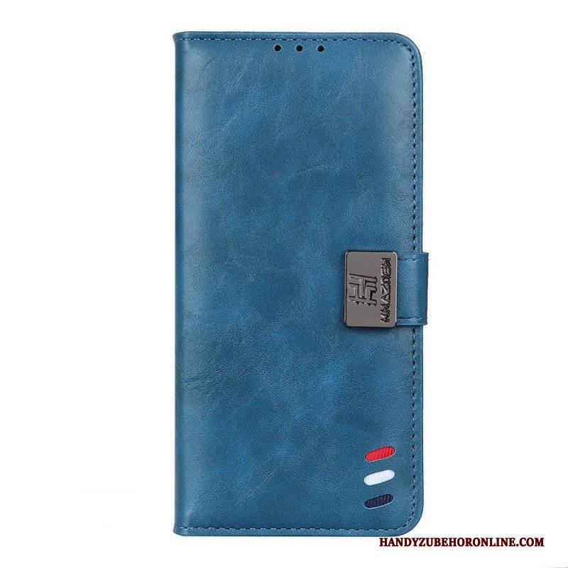 Flip Case Für OnePlus Nord CE 2 5G Dreifarbiges Kazneh