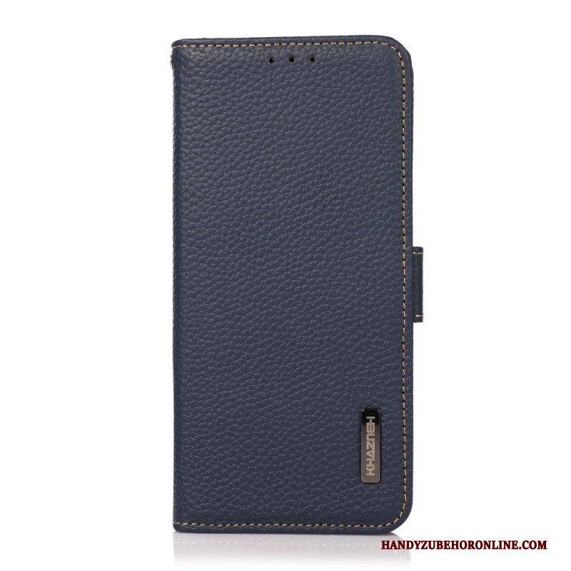 Flip Case Für OnePlus Nord CE 2 5G Litschi-leder Kazneh