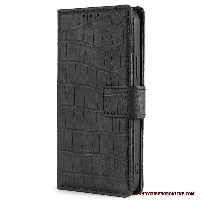 Flip Case Für OnePlus Nord CE 2 Lite 5G Krokodilleder-stil