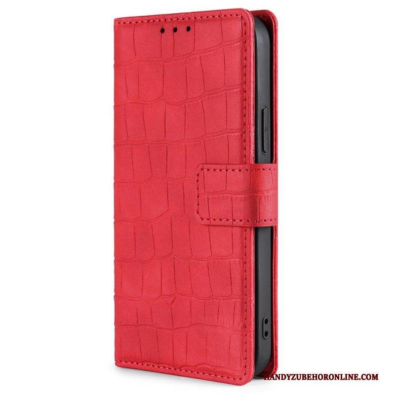 Flip Case Für OnePlus Nord CE 2 Lite 5G Krokodilleder-stil