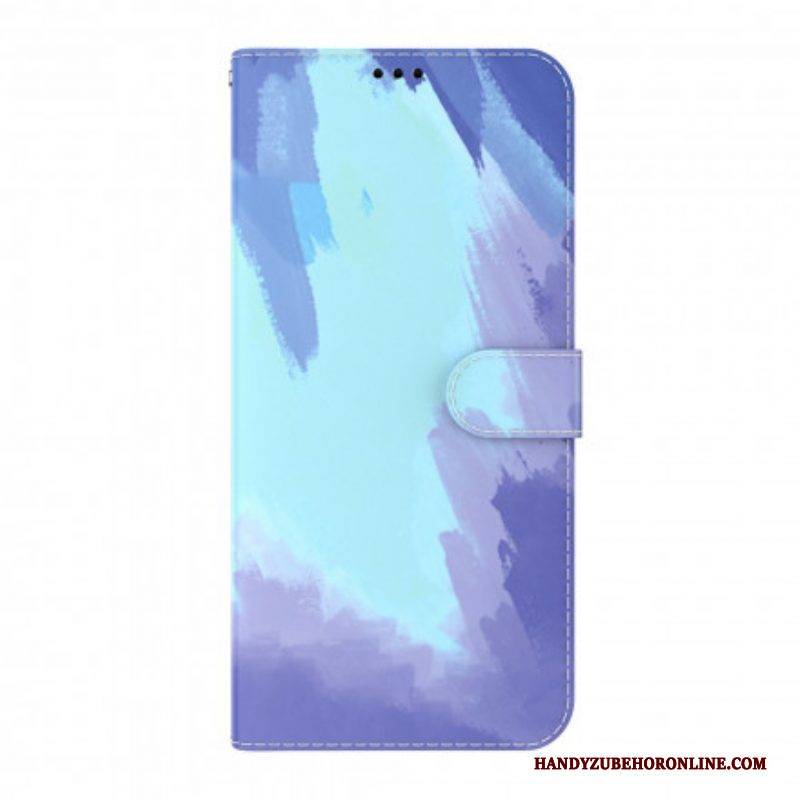 Flip Case Für Oppo A54 5G / A74 5G Aquarell