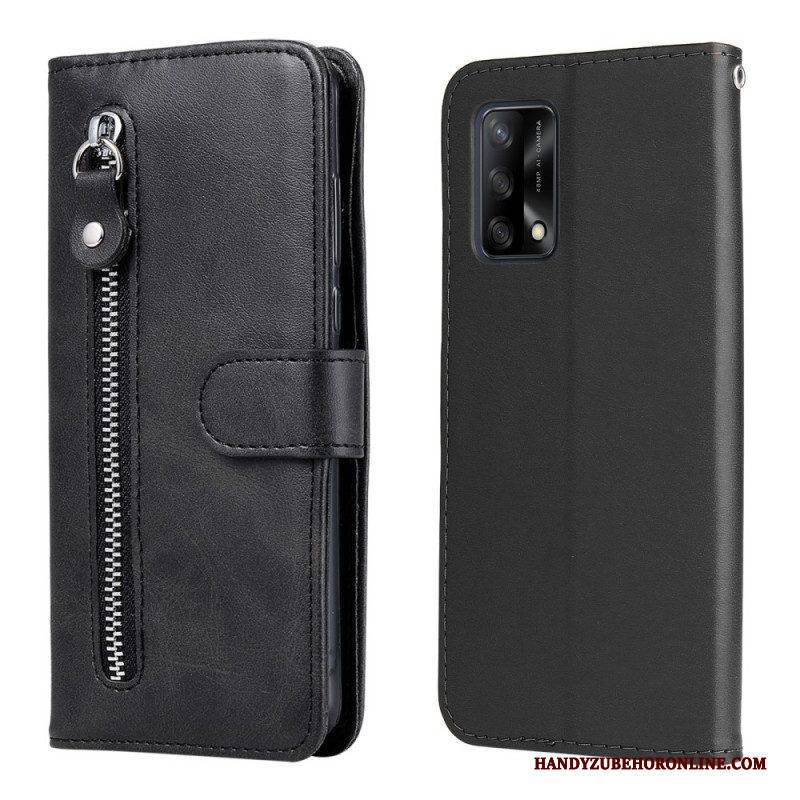 Flip Case Für Oppo A74 4G Vintage Geldbörse