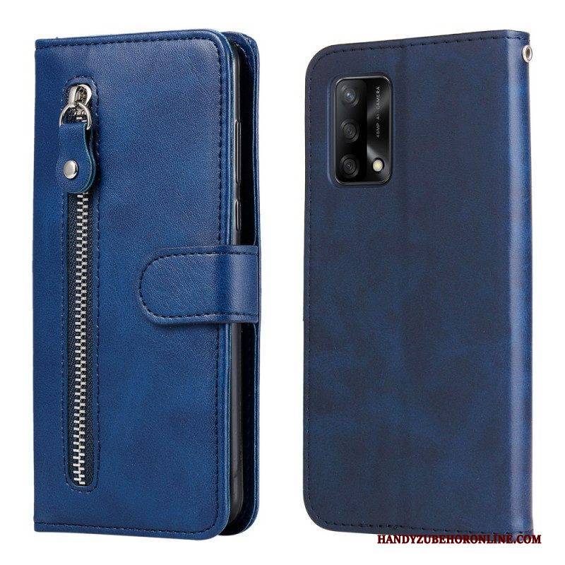 Flip Case Für Oppo A74 4G Vintage Geldbörse