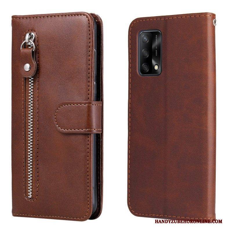 Flip Case Für Oppo A74 4G Vintage Geldbörse