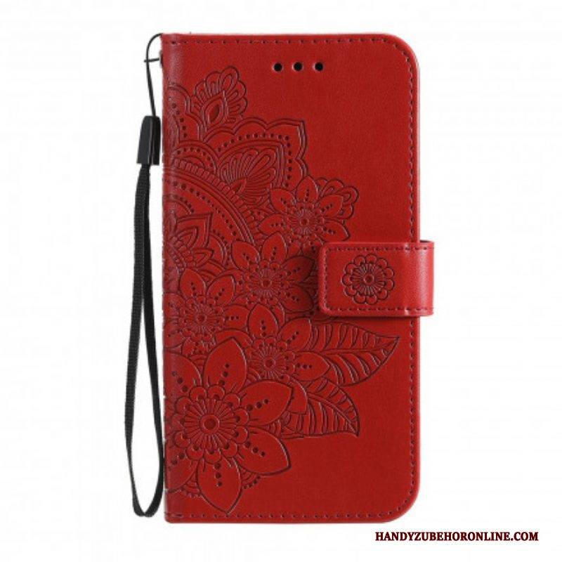 Flip Case Für Oppo A94 5G Blumen-mandala