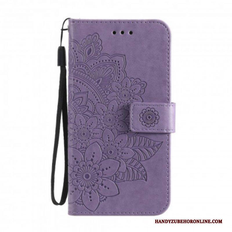 Flip Case Für Oppo A94 5G Blumen-mandala