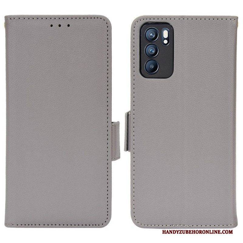 Flip Case Für Oppo Reno 6 5G Flip Case Klappe Doppelt. Neue Farben