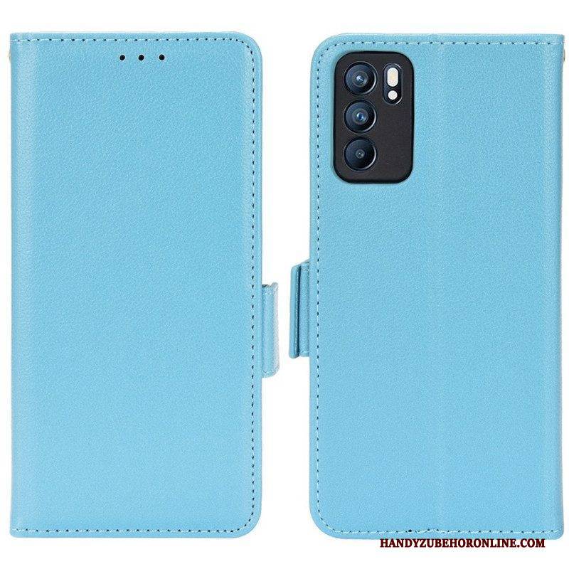 Flip Case Für Oppo Reno 6 5G Flip Case Klappe Doppelt. Neue Farben