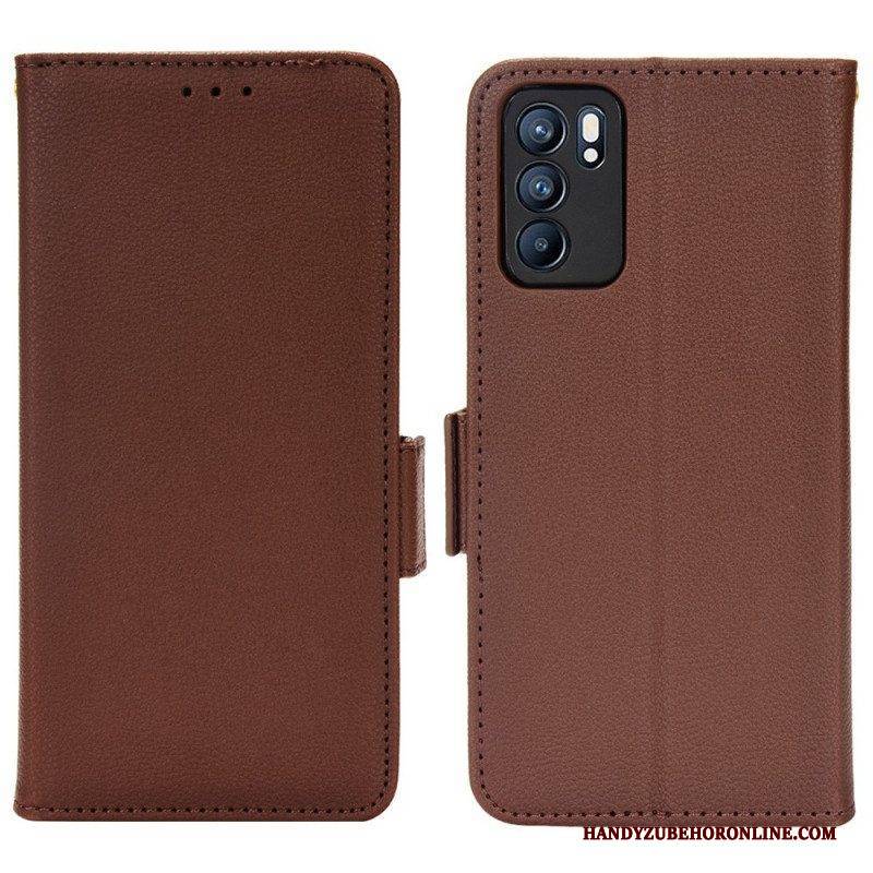 Flip Case Für Oppo Reno 6 5G Flip Case Klappe Doppelt. Neue Farben