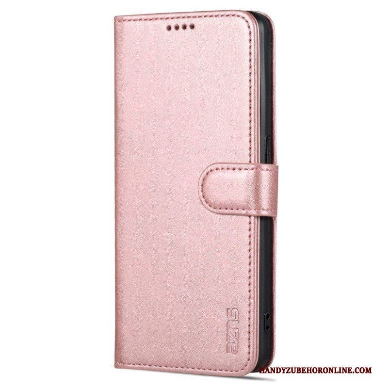 Flip Case Für Oppo Reno 8 Lite Azns Leder-styling