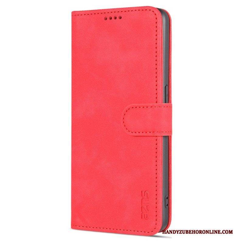 Flip Case Für Oppo Reno 8 Lite Azns Leder-styling