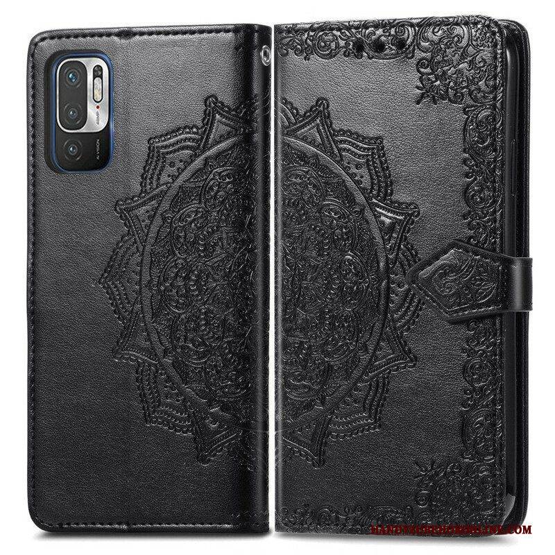 Flip Case Für Poco M3 Pro 5G Mandala-mittelalter