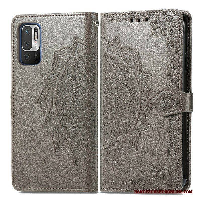 Flip Case Für Poco M3 Pro 5G Mandala-mittelalter