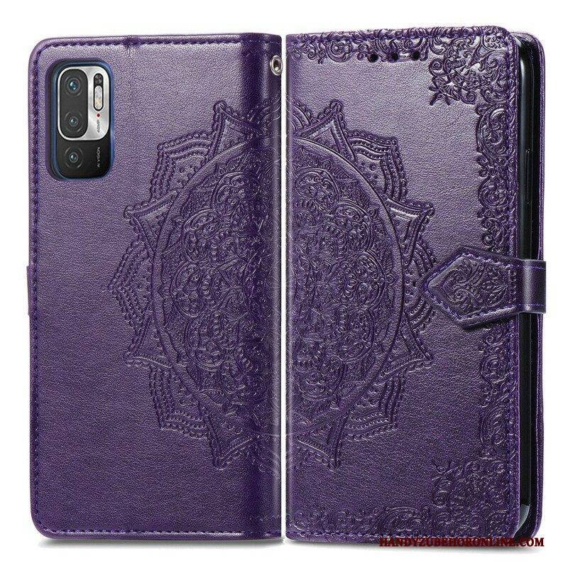 Flip Case Für Poco M3 Pro 5G Mandala-mittelalter