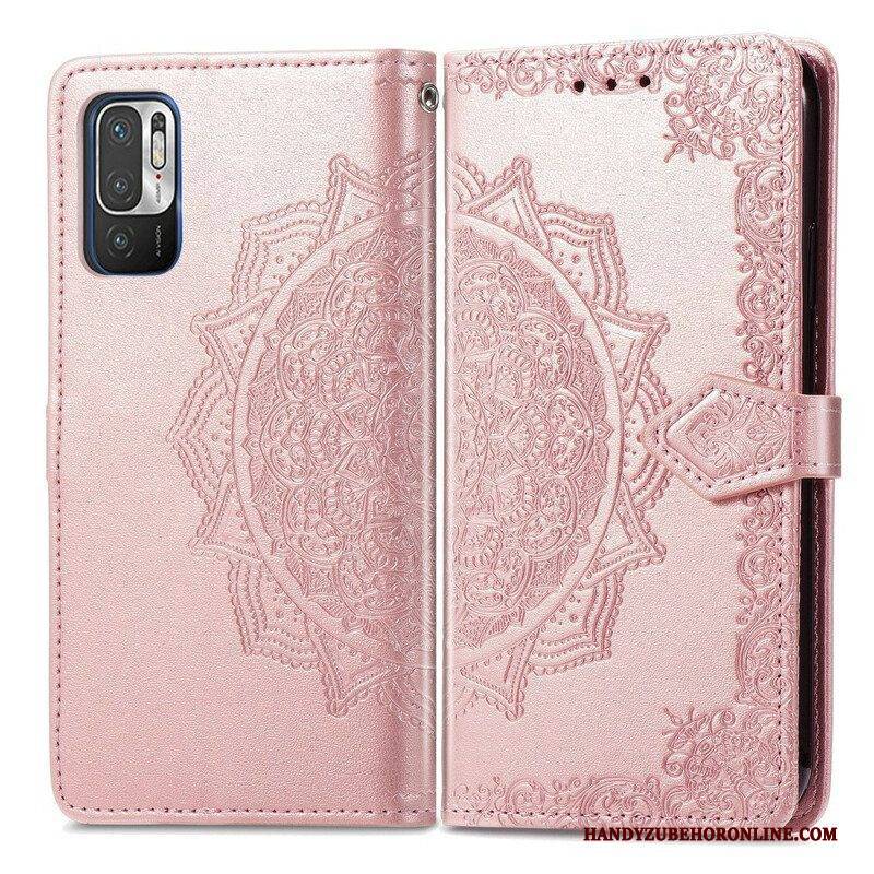 Flip Case Für Poco M3 Pro 5G Mandala-mittelalter