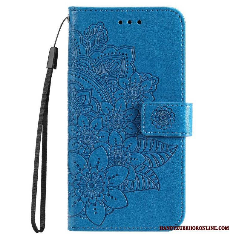 Flip Case Für Poco M4 Pro 5G Blumen-mandala