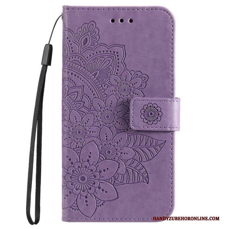 Flip Case Für Poco M4 Pro 5G Blumen-mandala