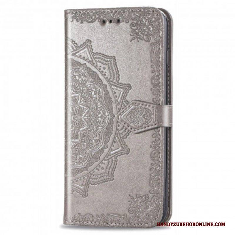 Flip Case Für Poco X3 / X3 Pro / X3 NFC Mandala-mittelalter