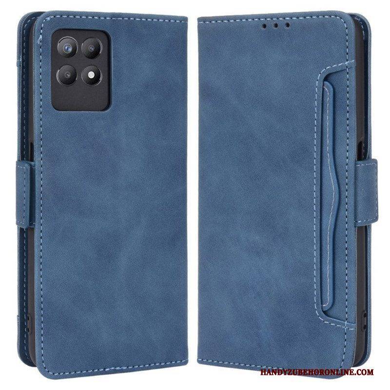 Flip Case Für Realme 8i Multi-card Premier Class