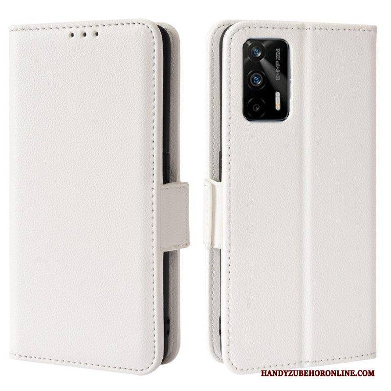 Flip Case Für Realme GT 5G Flip Case Klappe Double Litchi Neue Farben