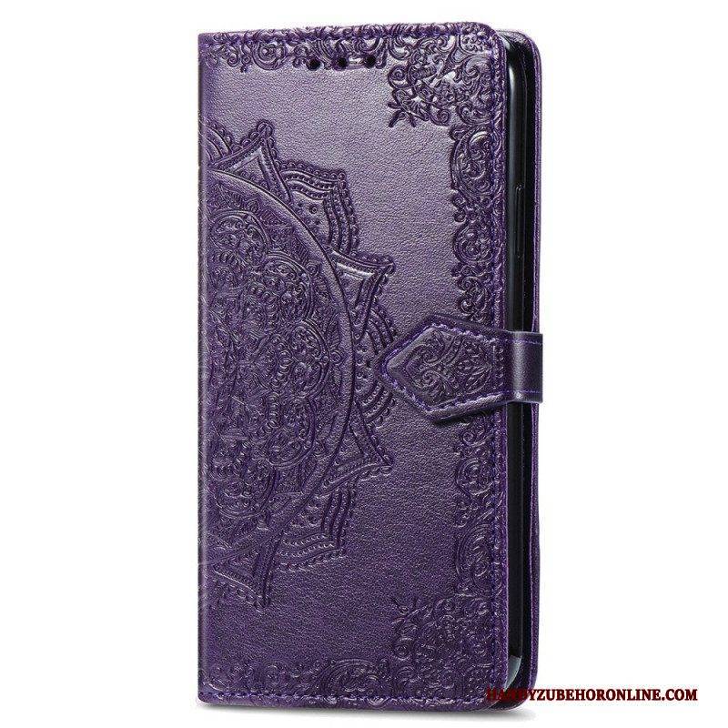 Flip Case Für Samsung Galaxy A13 5G / A04s Mandala-mittelalter