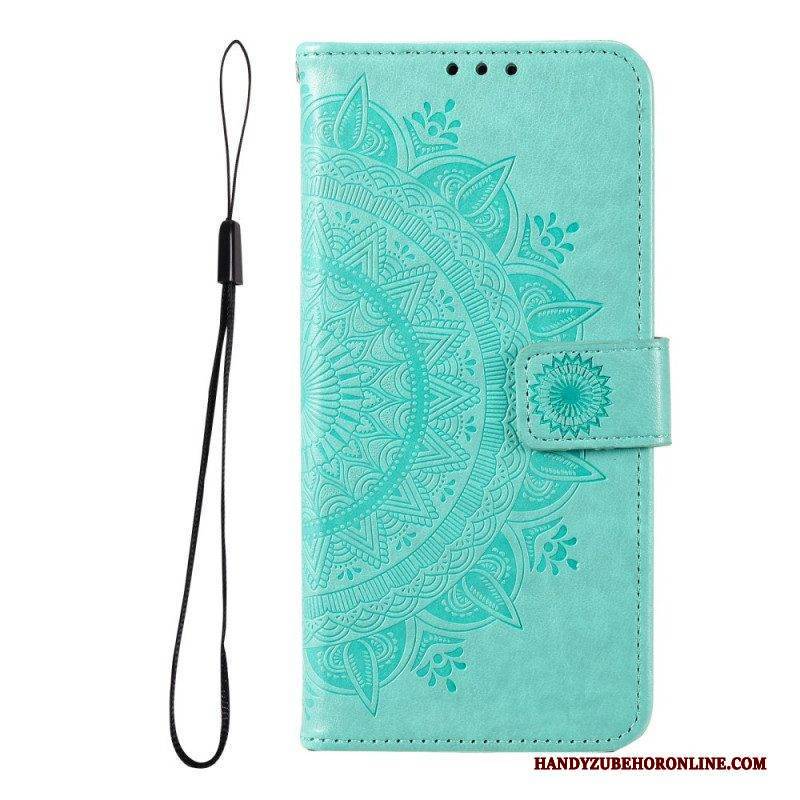 Flip Case Für Samsung Galaxy A13 5G / A04s Sonnenmandala