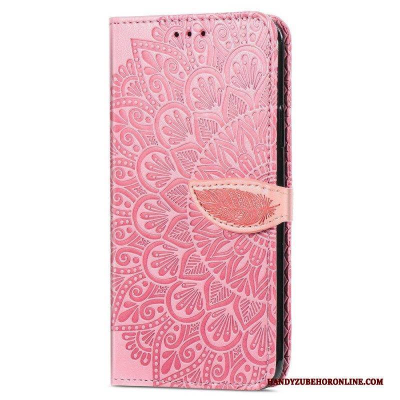 Flip Case Für Samsung Galaxy A13 5G / A04s Stammesblätter