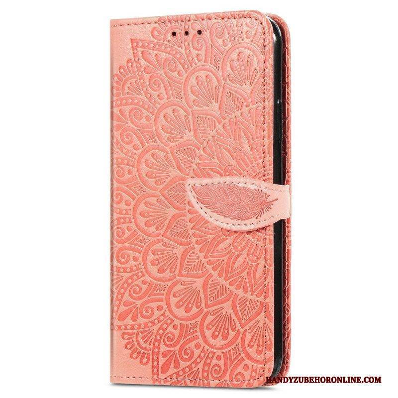 Flip Case Für Samsung Galaxy A13 5G / A04s Stammesblätter